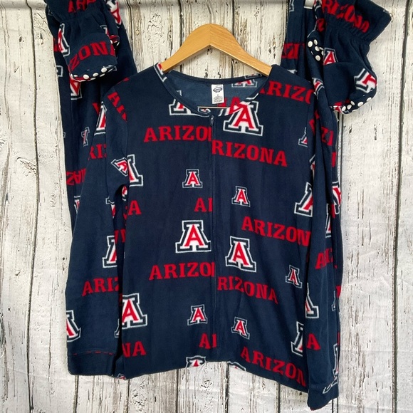 Concepts Sport Other - University of Arizona Wildcats Concepts Sport Flannel Footed Pajamas Unisex Med
